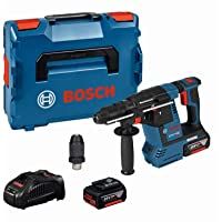 Bosch Professional GBH 18V-26 F - Martillo perforador combinado a batería (2 baterías x 5-0 Ah- 18V- 2-6 J- Ø máx…